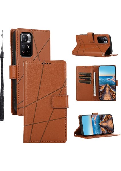 Xiaomi Redmi Not 11 Için Flip Case 5g Darbeye Üç Kart Yuvaları Şok (Yurt Dışından)