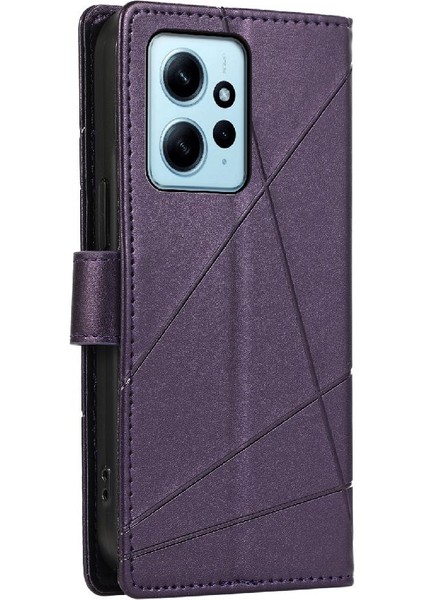 Xiaomi Redmi Not 12 Için Flip Case 4g Darbeye Şok Emici Üç (Yurt Dışından)