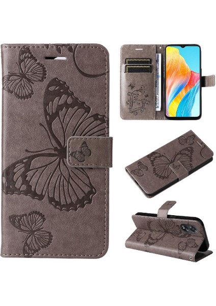 Oppo A38 4G/A18 4g Manyetik Kapak Darbeye Kapak Flip Kickstand (Yurt Dışından)