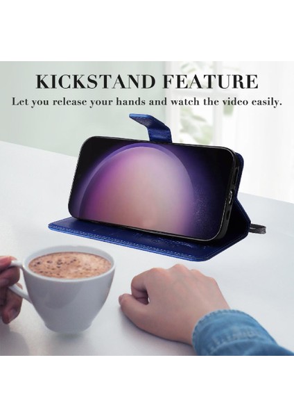 Kart Yuvası Standı ile Samsung Galaxy S24 Ultra Için Kılıf Darbeye Kapak Pu (Yurt Dışından) fırsatları
