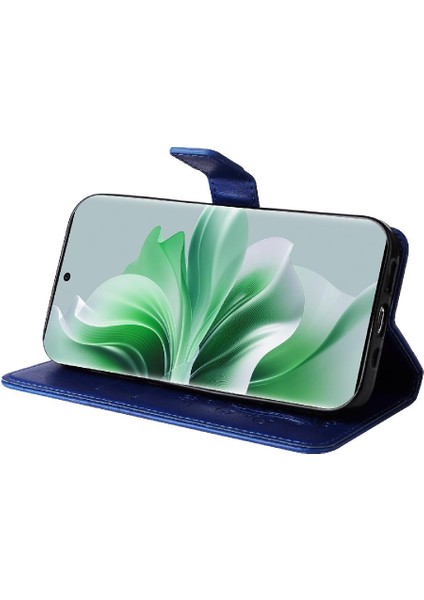 Oppo Oppo 11 5g Flip Kickstand Için Kılıf Kart Yuvası Standı ile Darbeye Pu (Yurt Dışından)