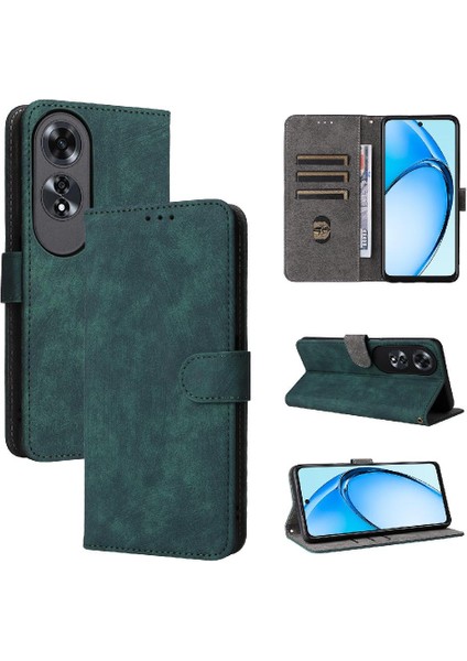 Oppo A60 4g Rfid Engelleme Pu Deri Kart Yuvaları Için Kılıf Kapak Manyetik (Yurt Dışından)