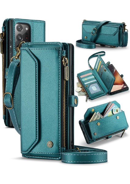 Kadın Faturaları Için Samsung Galaxy NOTE20 Ultra Cüzdan Kılıf Için Crossbody Durumda (Yurt Dışından)