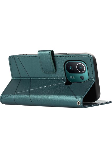 Xiaomi 11 Pro Için Flip Case Kickstand Üç Kart Yuvaları Şok Emici (Yurt Dışından) indirimleri