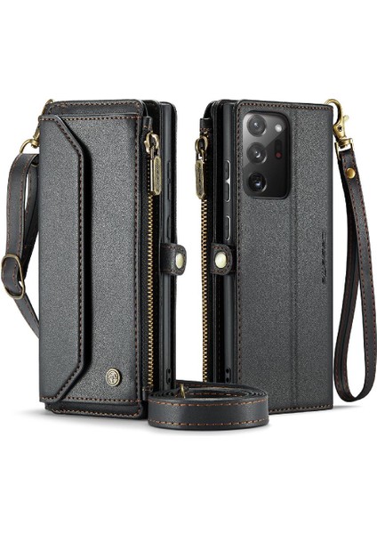 Kadın Faturaları Için Samsung Galaxy NOTE20 Ultra Cüzdan Kılıf Için Crossbody Durumda (Yurt Dışından)