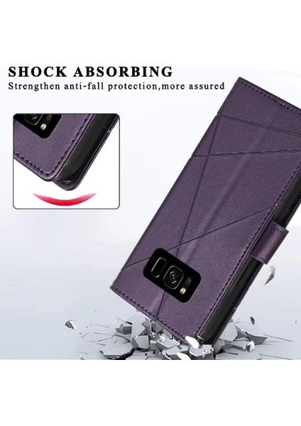 Samsung Galaxy S8 Darbeye Şok Emici Kickstand Için Flip Case (Yurt Dışından)