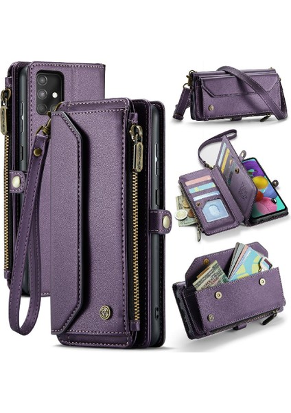Kadınlar Için Crossbody Kılıf Samsung Galaxy A51 4g Cüzdan Kılıf Kart Tutucu (Yurt Dışından)