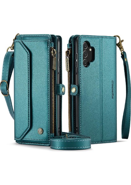 Samsung Galaxy A13 Için Crossbody Durumda 4g/5g Kılıf Cüzdan Kart Tutucu Rfid (Yurt Dışından)