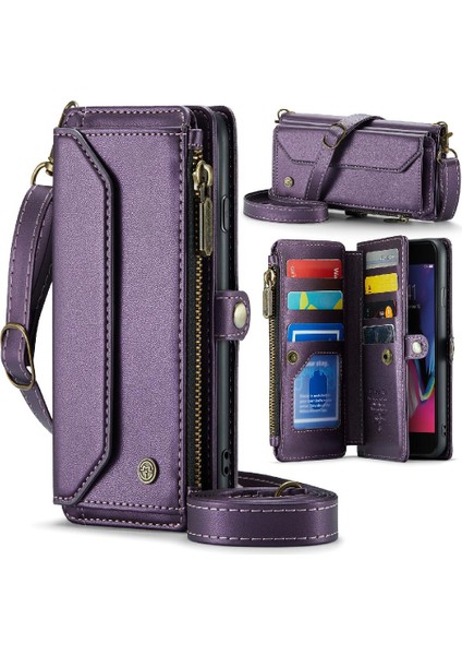 Iphone 6 Için Crossbody Durumda Artı/6s Artı Fermuar Faturaları Yuvası Kart Tutucu Için (Yurt Dışından)