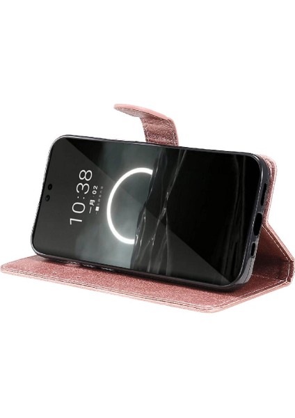 Kart Yuvası Klasik Düz Renk Iş Telefonu ile Huawei P70 Için Flip Case (Yurt Dışından)