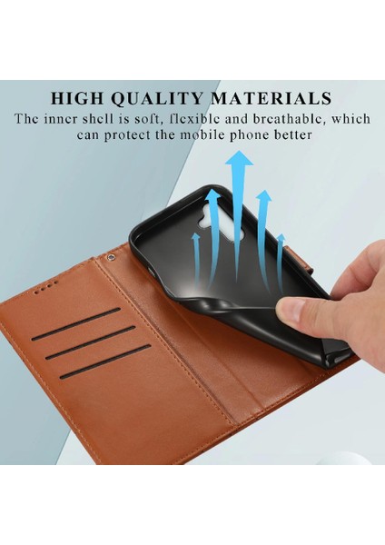 Samsung Galaxy A15 Için Flip Case Şok Emici Kickstand Darbeye (Yurt Dışından)