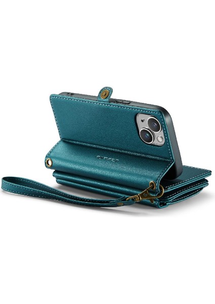 Iphone 14 Için Crossbody Durumda Kart Tutucu Kılıf Cüzdan Fermuar Faturaları Yuvası Için (Yurt Dışından) fırsatları