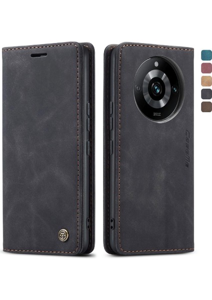 Realme 11 Pro Artı Kılıf Kart Yuvası Için Flip Case Kickstand Flip Folio Kitap (Yurt Dışından)