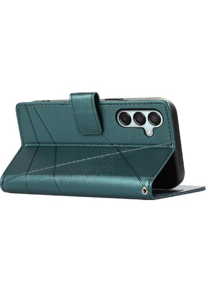 Samsung Galaxy M15 Üç Kart Yuvaları Darbeye Kickstand Için Flip Case (Yurt Dışından)