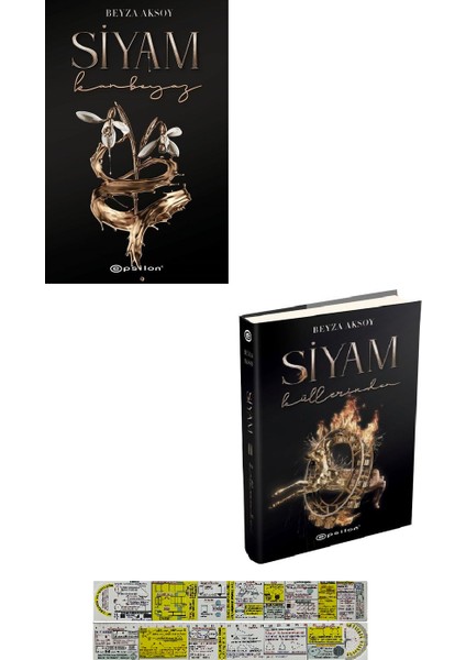 Siyam 1 - Siyam 2 - 2 Kitap - Beyza Aksoy + Matematik Öğreten Cetvel