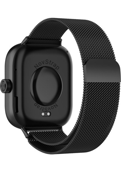 Xiaomi Mi Band 8 Pro ile Uyumlu Kordon Mıknatıslı Metal Hasır Kordon Kayış