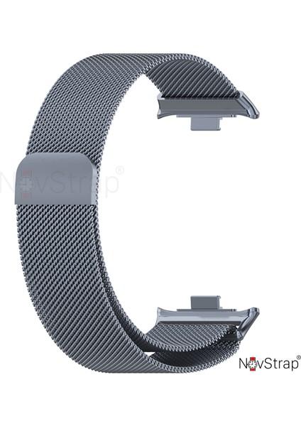 Xiaomi Mi Band 8 Pro ile Uyumlu Kordon Mıknatıslı Metal Hasır Kordon Kayış modelleri