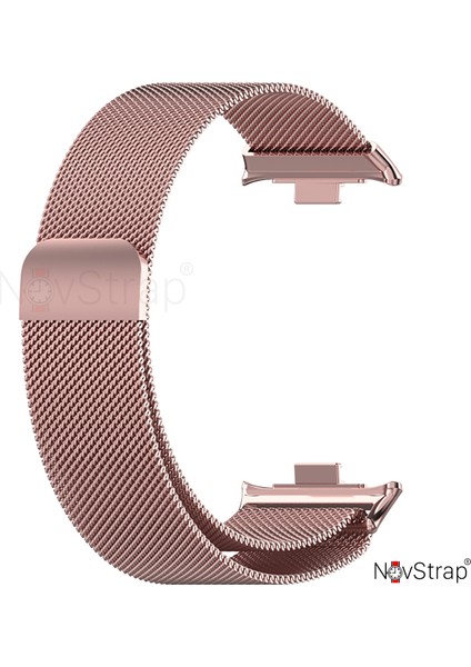 Xiaomi Mi Band 8 Pro ile Uyumlu Kordon Mıknatıslı Metal Hasır Kordon Kayış modelleri