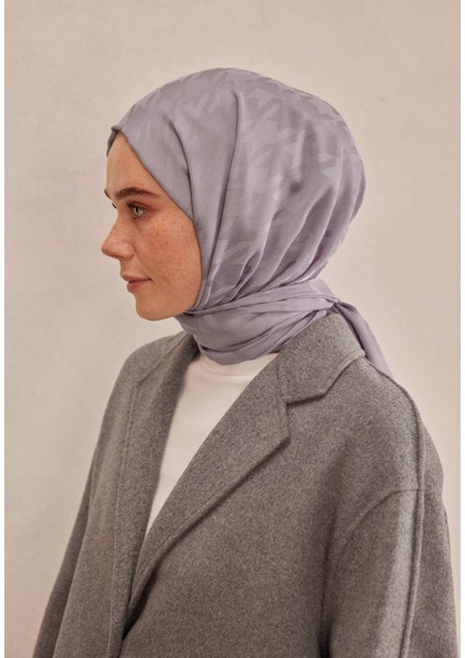 Kazayağı Jakarlı Şal Lavanta modelleri