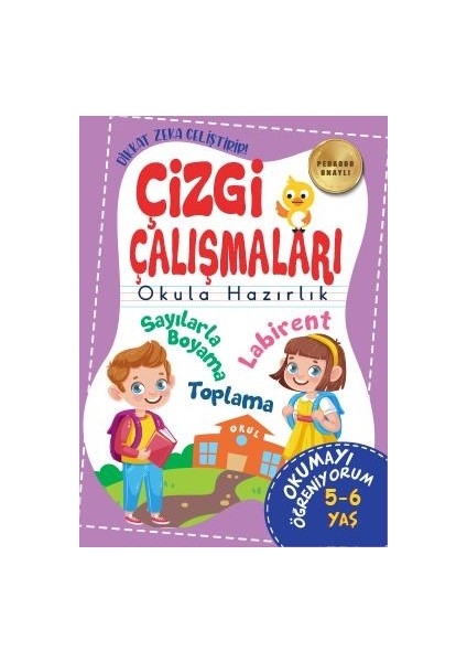5-6 Yaş 1.sınıf'a Hazırlık Eğitim Seti 20 Kitap modelleri