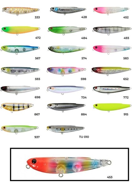 Zipbaits Fakie Dog 70MM Wdt Su Üstü 8.2gr Maket Balık
