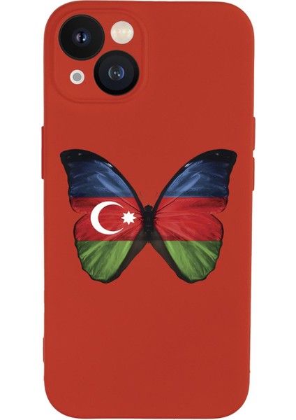 iPhone 13 Uyumlu Kepenek Desenli Kamera Korumalı Premium Silikonlu Telefon Kılıfı