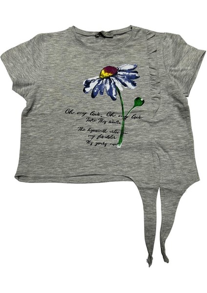 Kız Çocuk Bağcıklı T-Shirt