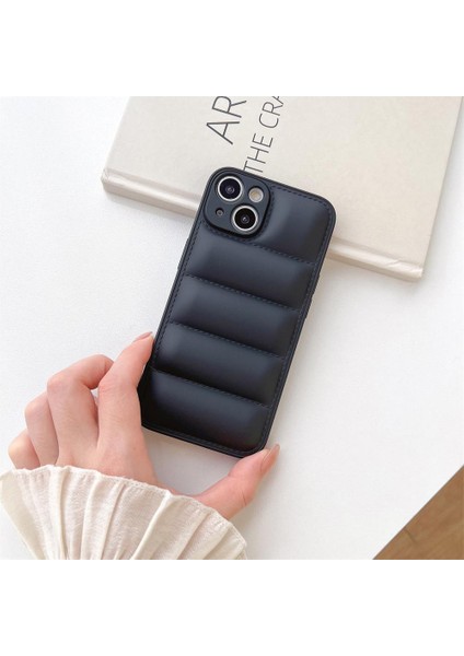 iPhone 13 Uyumlu Airbag Puffer Silikonlu Şişme Kılıf