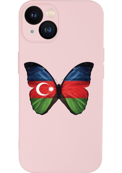 iPhone 13 Uyumlu Kepenek Desenli Kamera Korumalı Premium Silikonlu Telefon Kılıfı