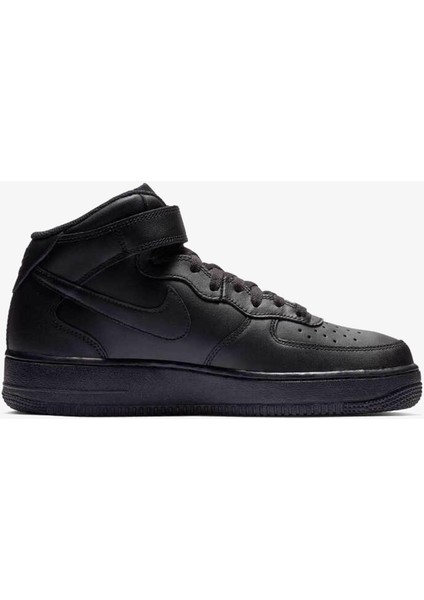 Air Force 1 Mid Erkek Siyah Günlük Ayakkabı