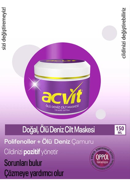 Ölü Deniz Cilt Maskesi 150 ml