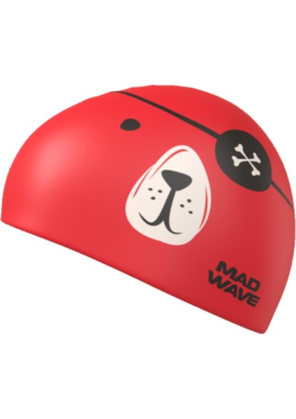 M0573 12 0 08W Junior Silicone Cap Pırate, One Siz
