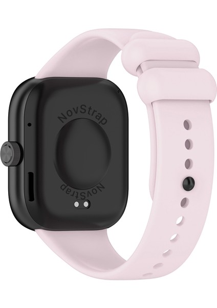 Xiaomi Mi Band 8 Pro ile Uyumlu Kordon Kayış Yumuşak Silikon Klasik Kordon