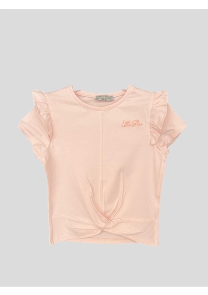 Kız Çocuk Bağcıklı T-Shirt