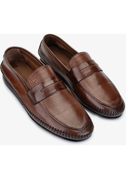 Castor Erkek Taba Gyk Deri Loafer Ayakkabı 477 68611 Erk Ayk Y24