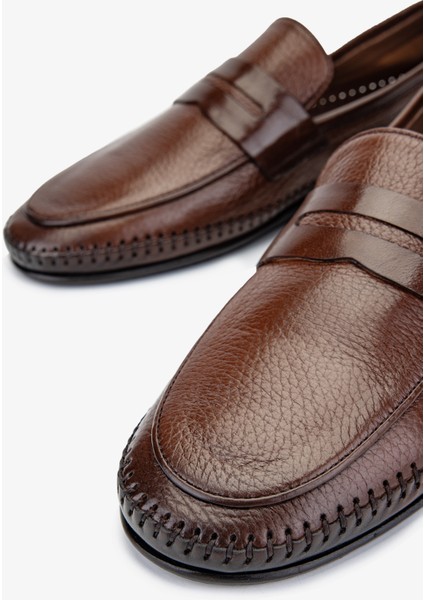 Castor Erkek Taba Gyk Deri Loafer Ayakkabı 477 68611 Erk Ayk Y24