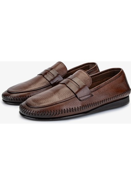 Castor Erkek Taba Gyk Deri Loafer Ayakkabı 477 68611 Erk Ayk Y24
