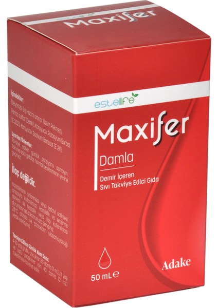 Maxifer 50 ml Oral Damla