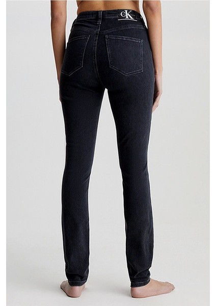 Kadın High Rise Skinny Jean Pantolon