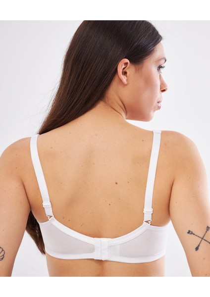 Le Jardin Linda Tül Detaylı Toparlayıcı Ince Soft Cup Sütyen (B-C Cup) -9200 fırsatları