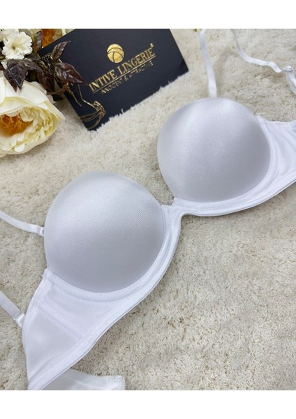 Le Jardin Blanche Double Push-Up Silikonlu Askılı/askısız Sütyen -7036 fırsatları