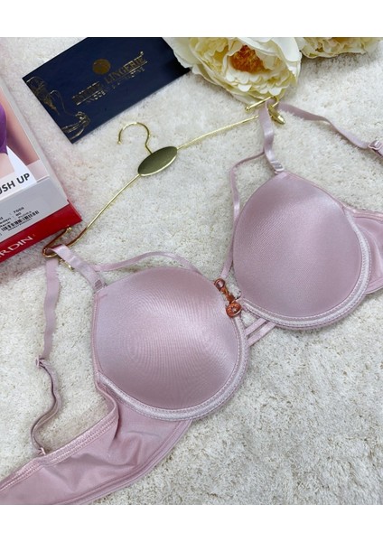 Le Jardin Monica Göğsü Şeritli Mikro Push-Up Arkası Ip Detaylı Sütyen - 7008 fiyatları