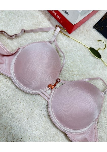 Le Jardin Monica Göğsü Şeritli Mikro Push-Up Arkası Ip Detaylı Sütyen - 7008 modelleri