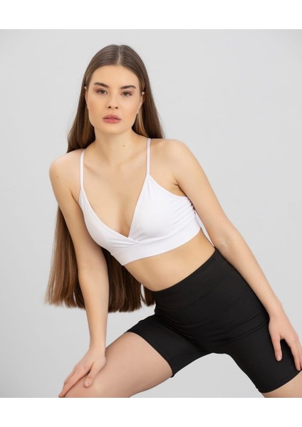 Intive Lingerie Aurafit Fitilli Arkası Çapraz Derin Dekolte Ip Askılı Spor SÜTYENI/BÜSTIYER-9026