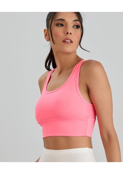 Aurafit Arkası Halter Kesim U Yaka Spor SÜTYENI/BÜSTIYER/CROPTOP-9041