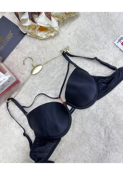 Le Jardin Monica Göğsü Şeritli Mikro Push-Up Arkası Ip Detaylı Sütyen - 7008
