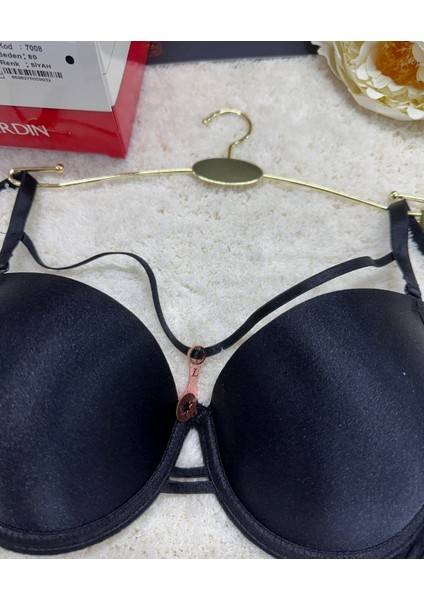 Le Jardin Monica Göğsü Şeritli Mikro Push-Up Arkası Ip Detaylı Sütyen - 7008
