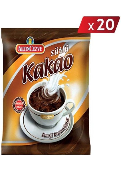 Sütlü Kakao 250 gr - 20 Li Paket