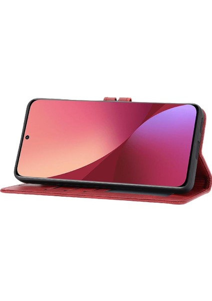 Cüzdan Durumda Xiaomi 12 Lite Için Kickstand Tüm Yuvarlak Koruma Manyetik (Yurt Dışından)