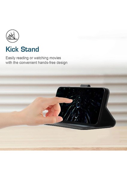 Xiaomi Poco F6 Pu Deri Tam Koruma Yan Toka Kartı (Yurt Dışından)